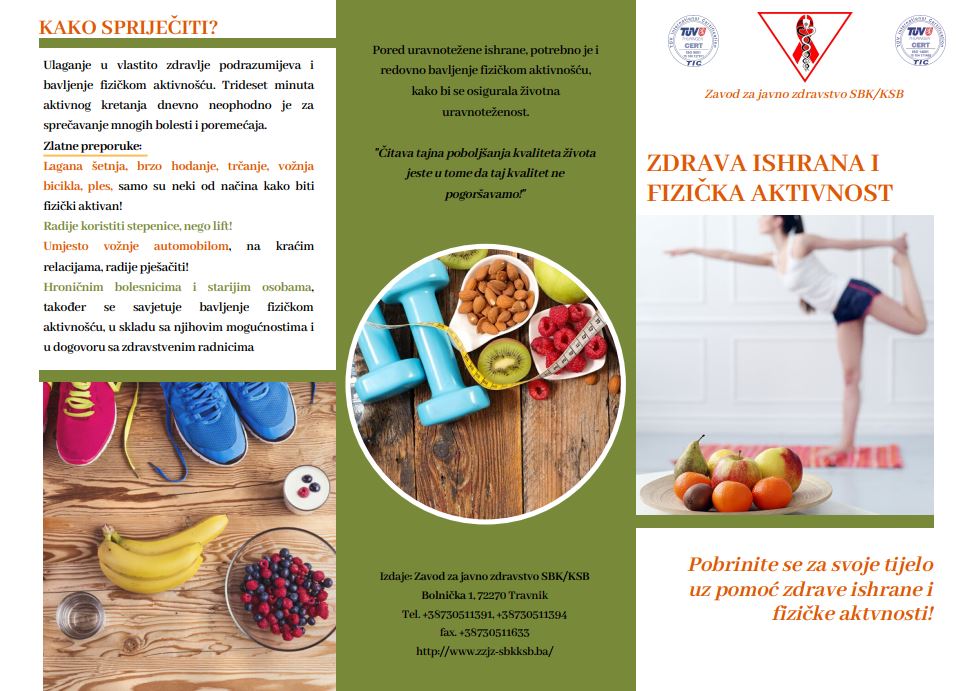 zdrava ishrana i fizicka aktivnost